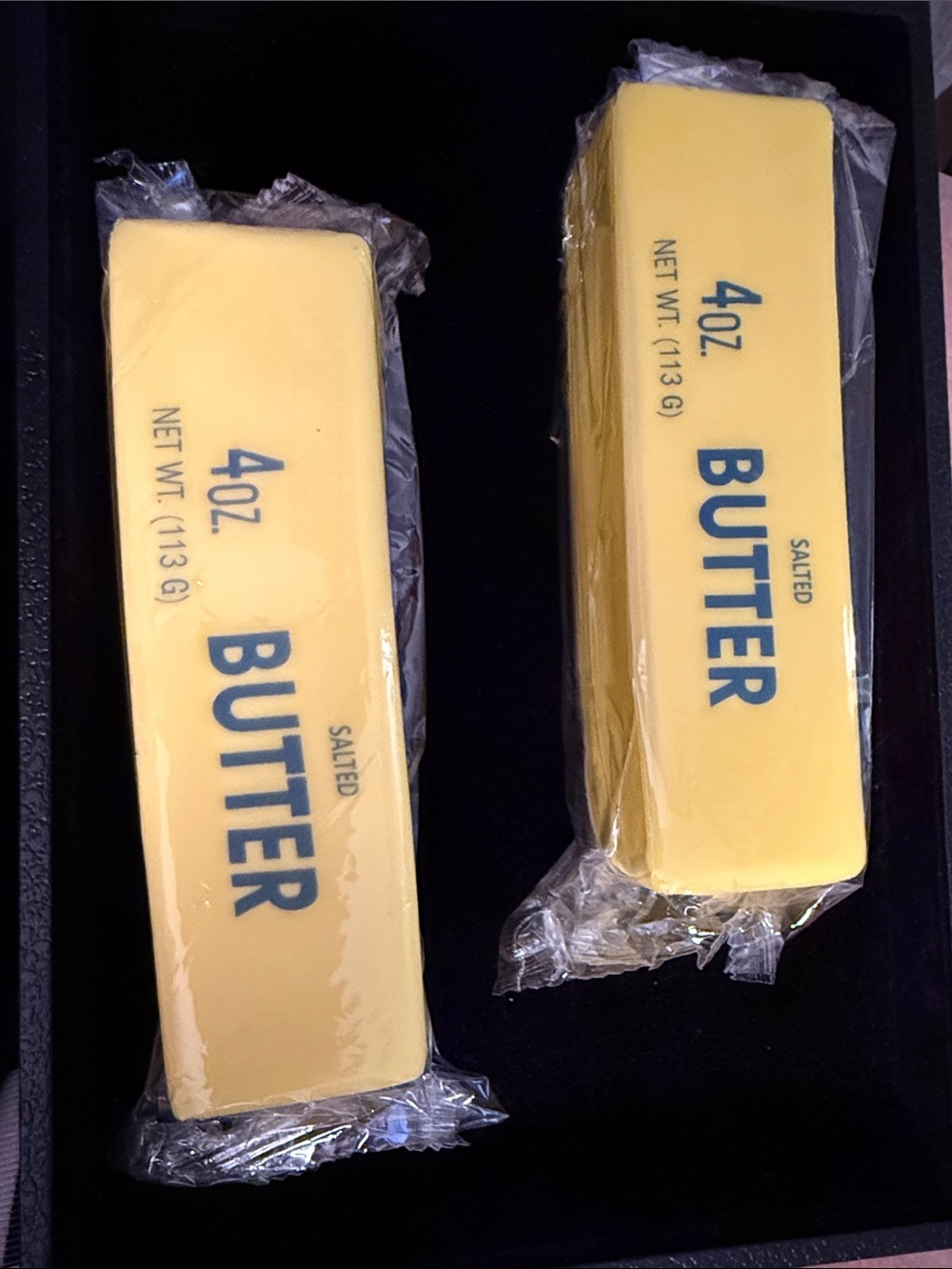 Set of 2 Squishy Butter Sticks-yellow